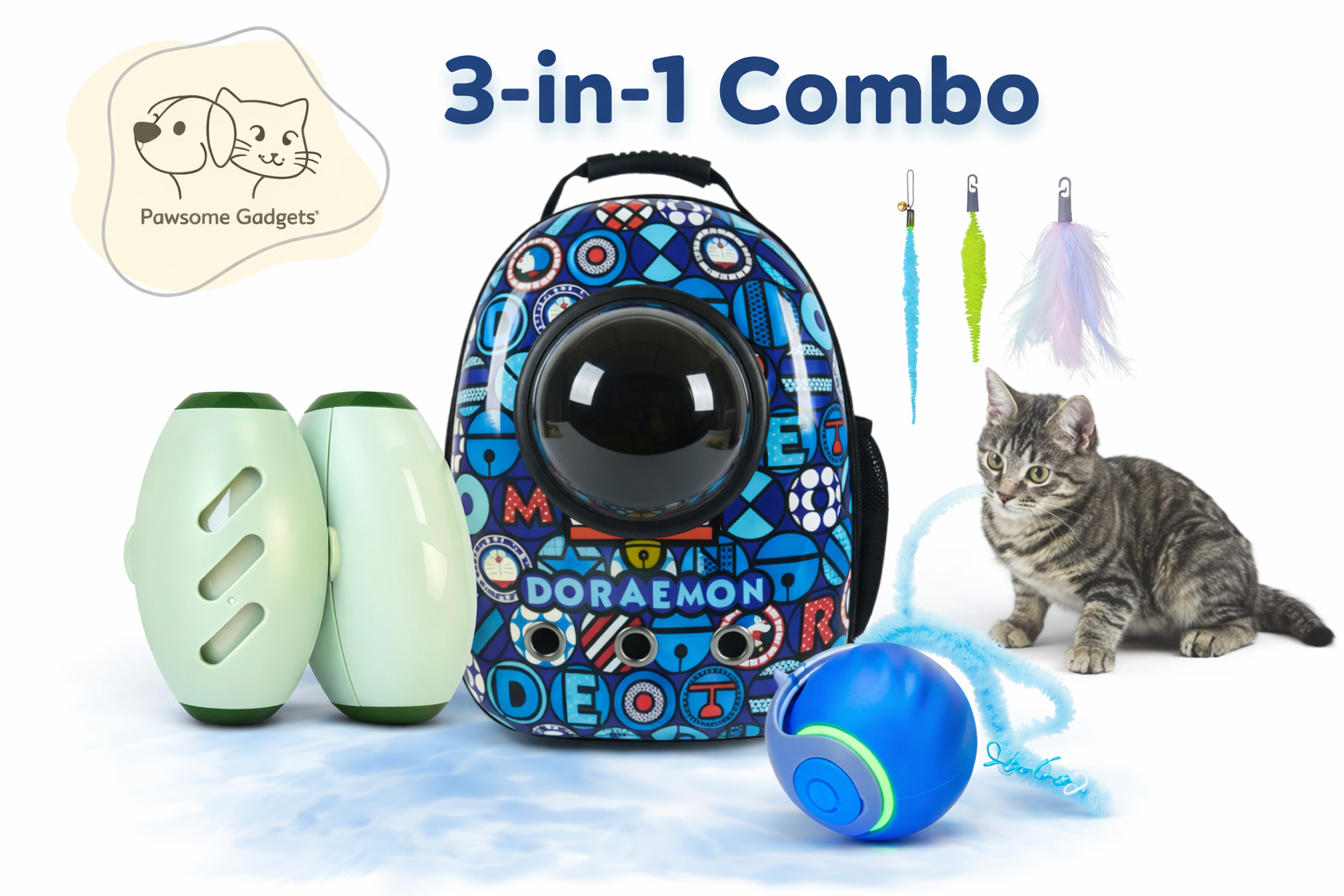 💸 Smart Cat Combo – Best Value Pack - Blue